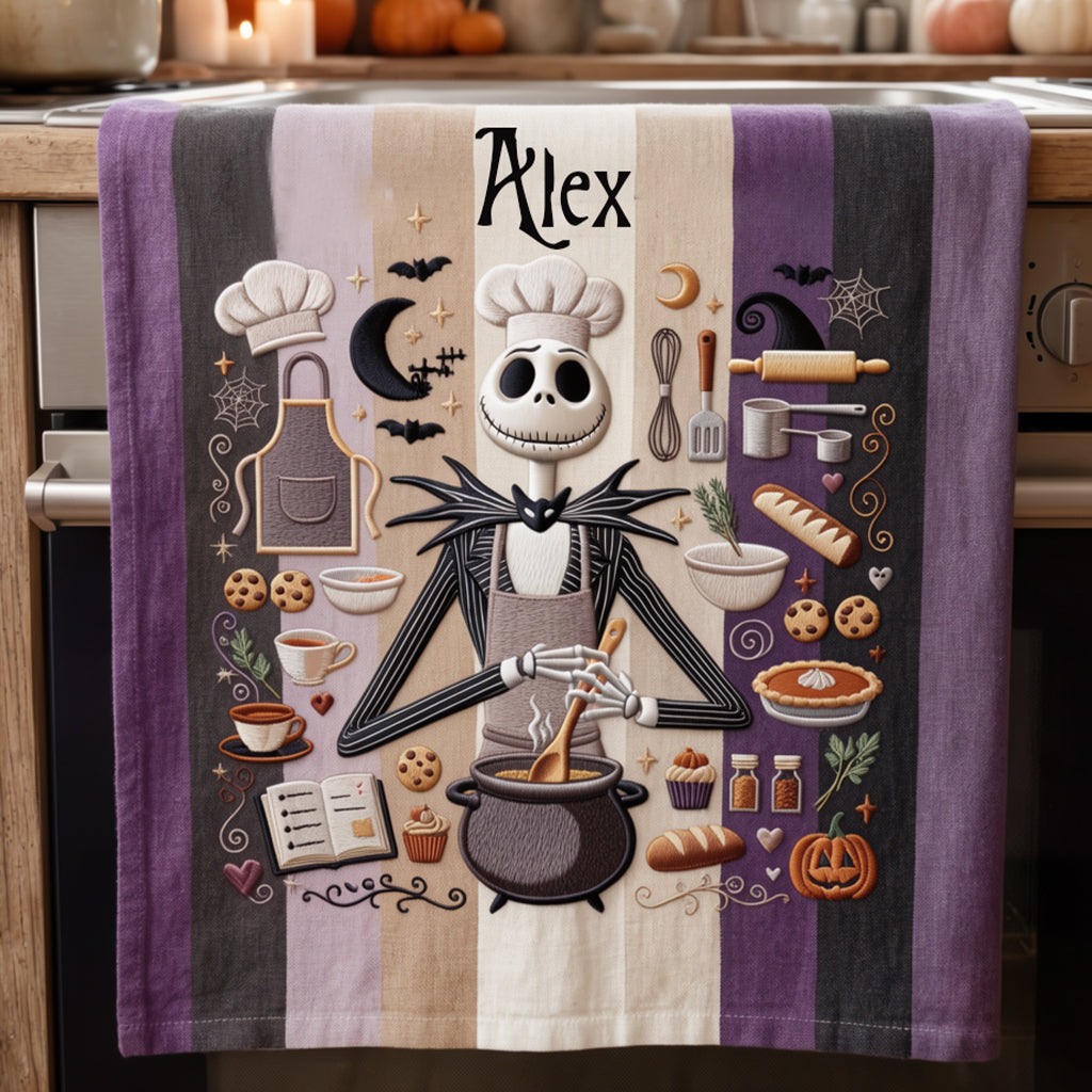 Halloween Cooking - Personalized Nightmare Towel