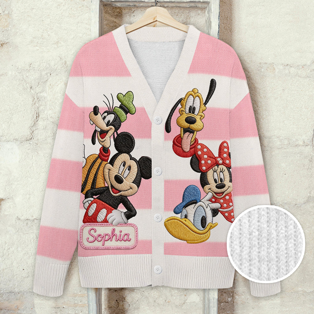Friends - Personalized Mouse Cardigan Sweater