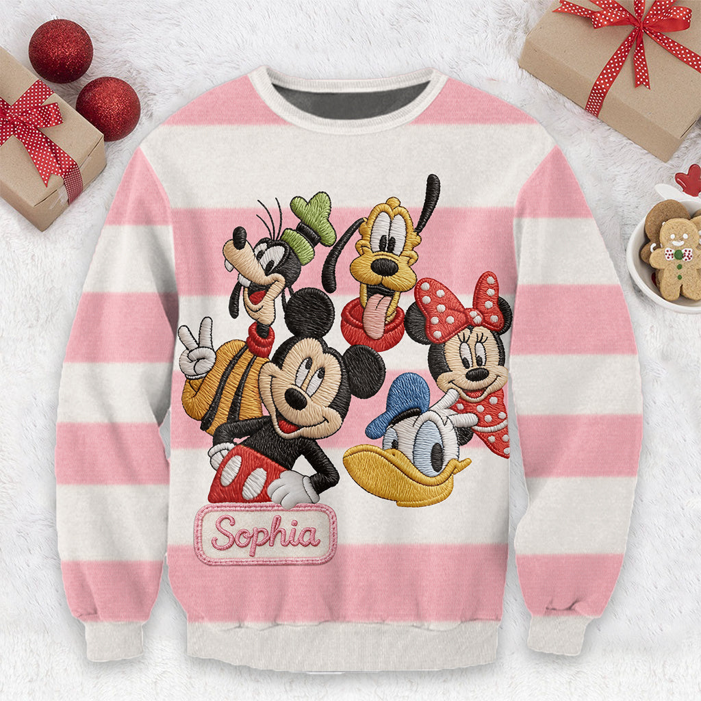 Friends - Personalized Mouse Cardigan Sweater