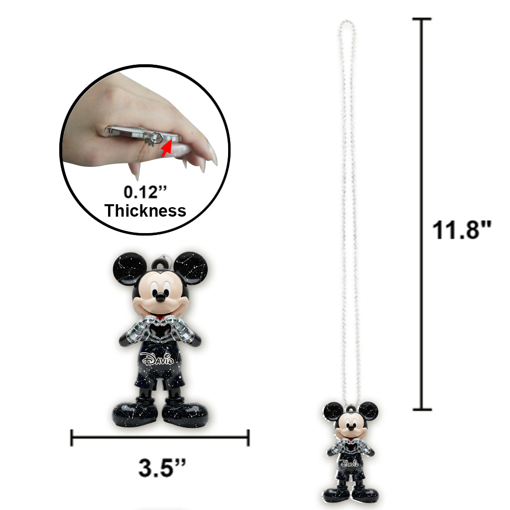 Cute Mouse Ears - Personalized Mouse Car Ornament