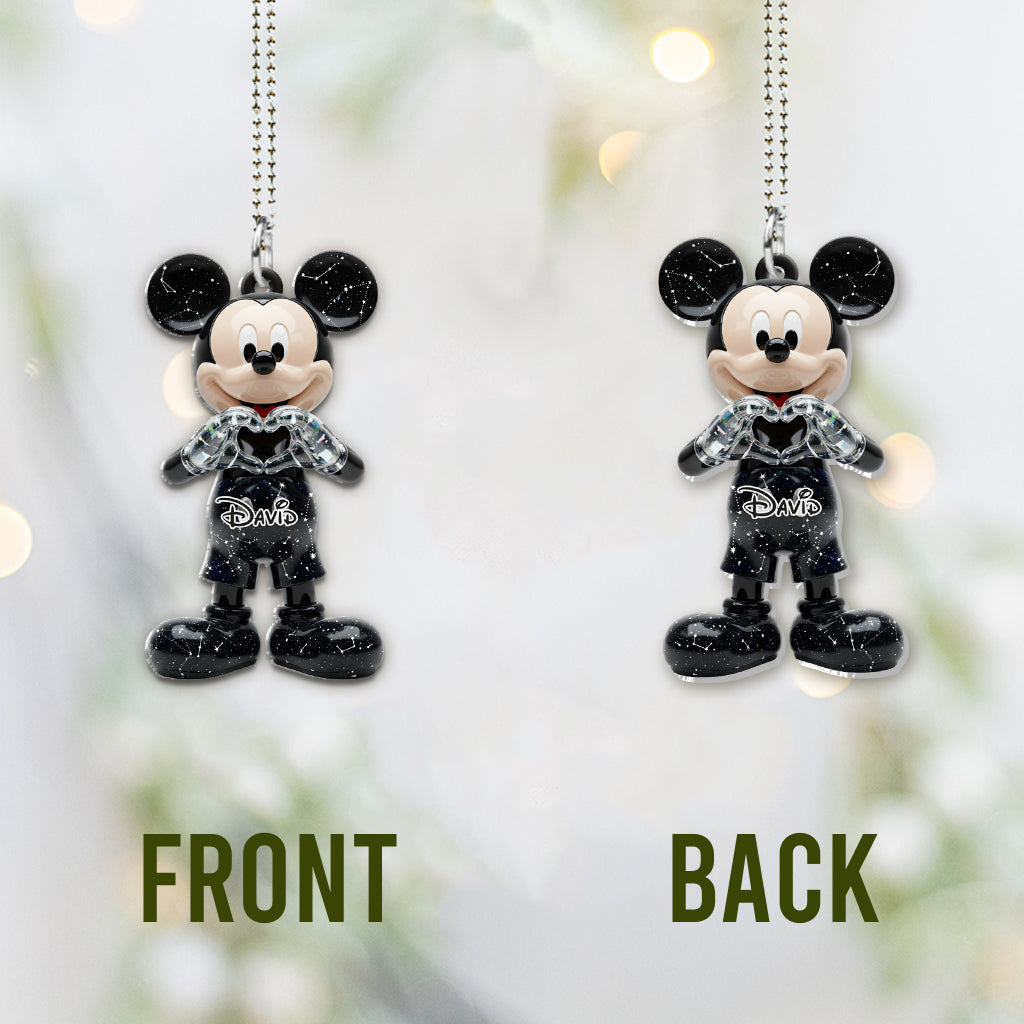 Cute Mouse Ears - Personalized Mouse Car Ornament