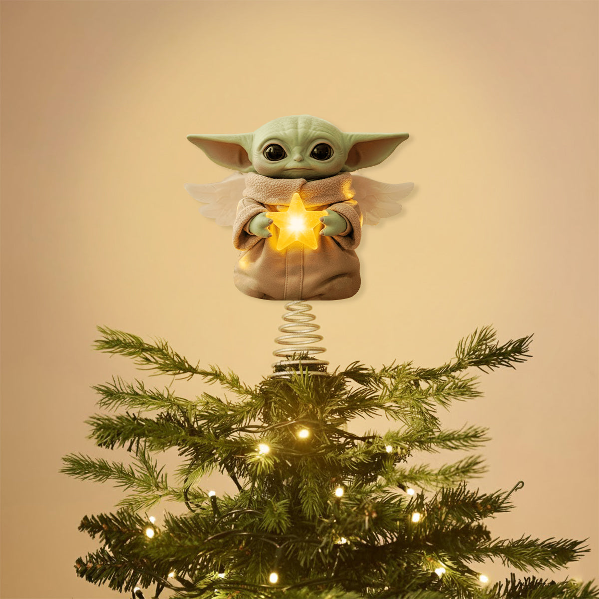 Merry Christmas - The Force LED Light Tree Topper