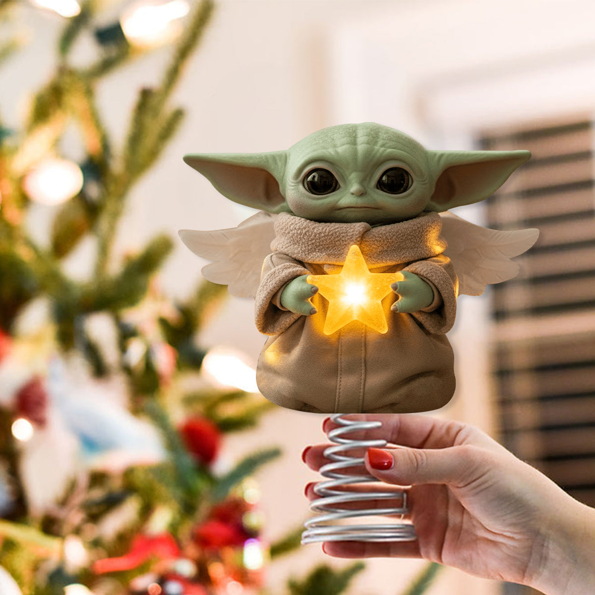 Merry Christmas - The Force LED Light Tree Topper