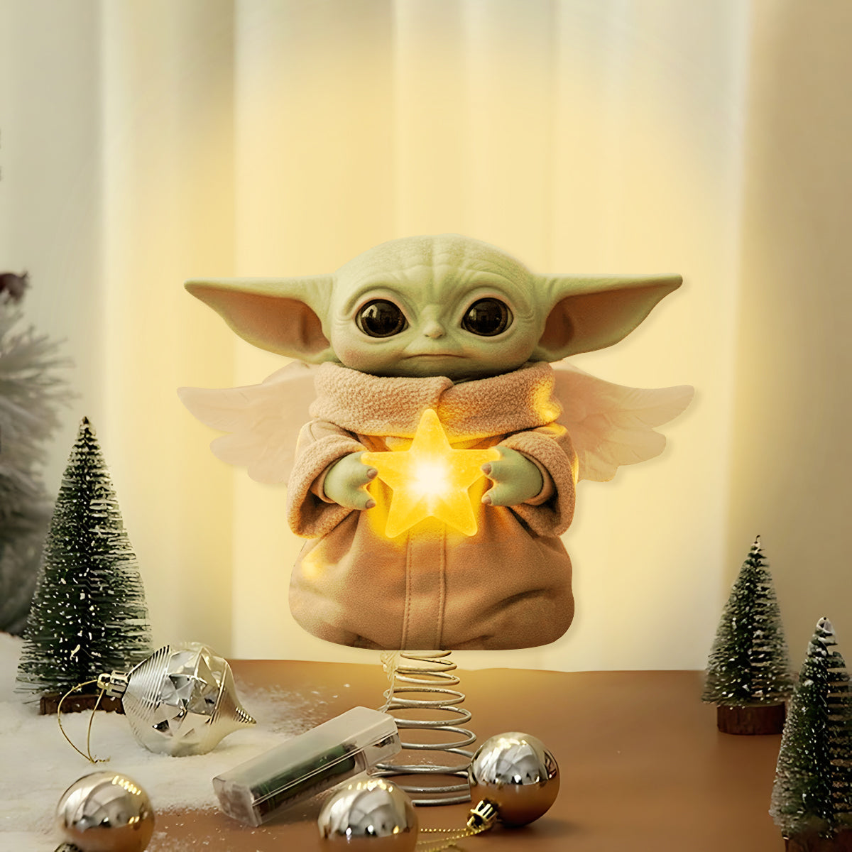 Merry Christmas - The Force LED Light Tree Topper