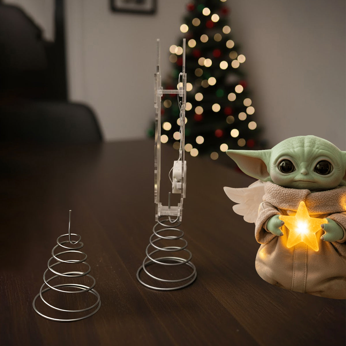 Merry Christmas - The Force LED Light Tree Topper