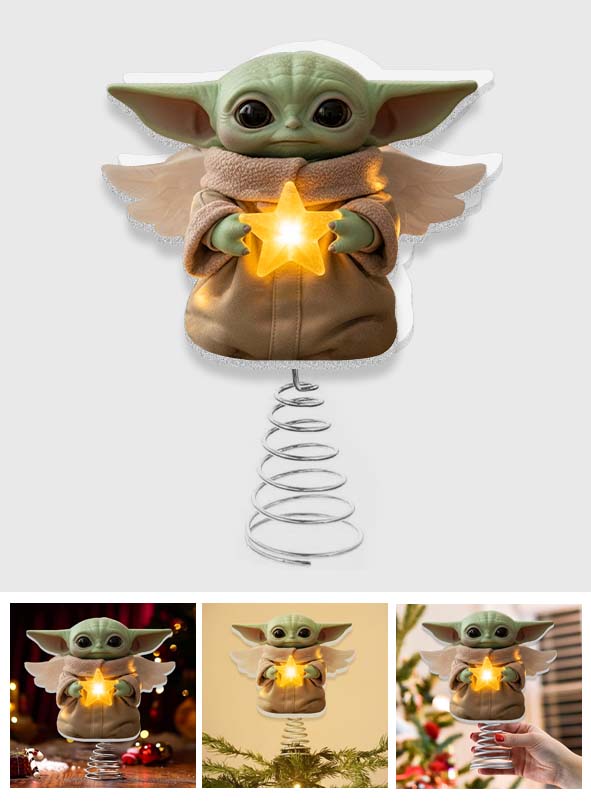 Merry Christmas - The Force LED Light Tree Topper