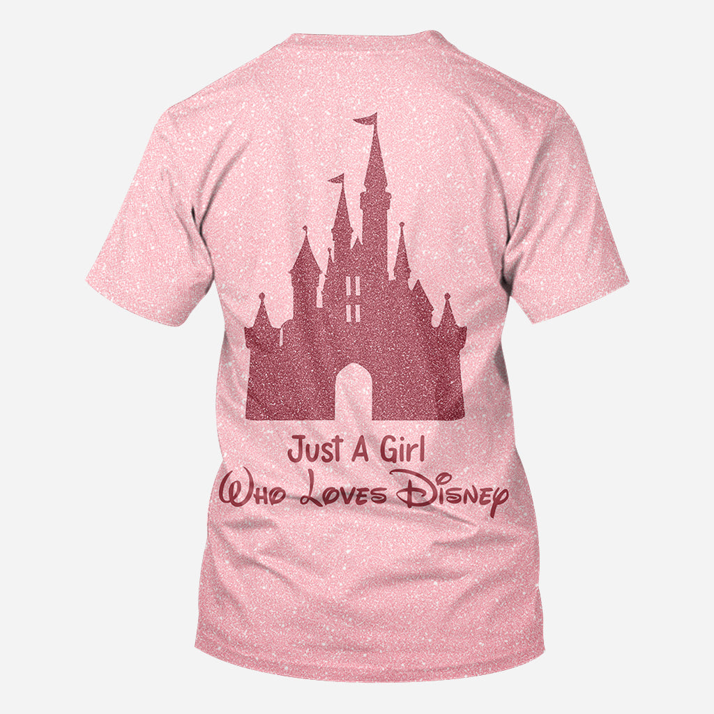 Sparkling Magical Castle - Personalized Mouse All Over Shirt