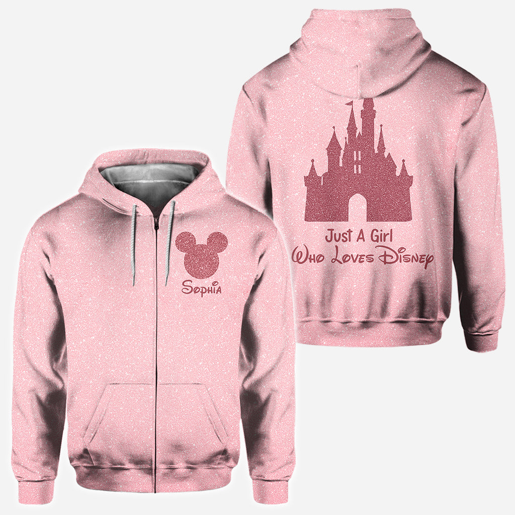 Sparkling Magical Castle - Personalized Mouse All Over Shirt