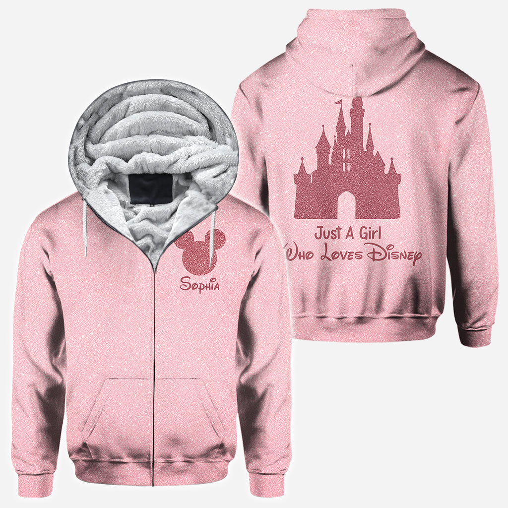 Sparkling Magical Castle - Personalized Mouse All Over Shirt
