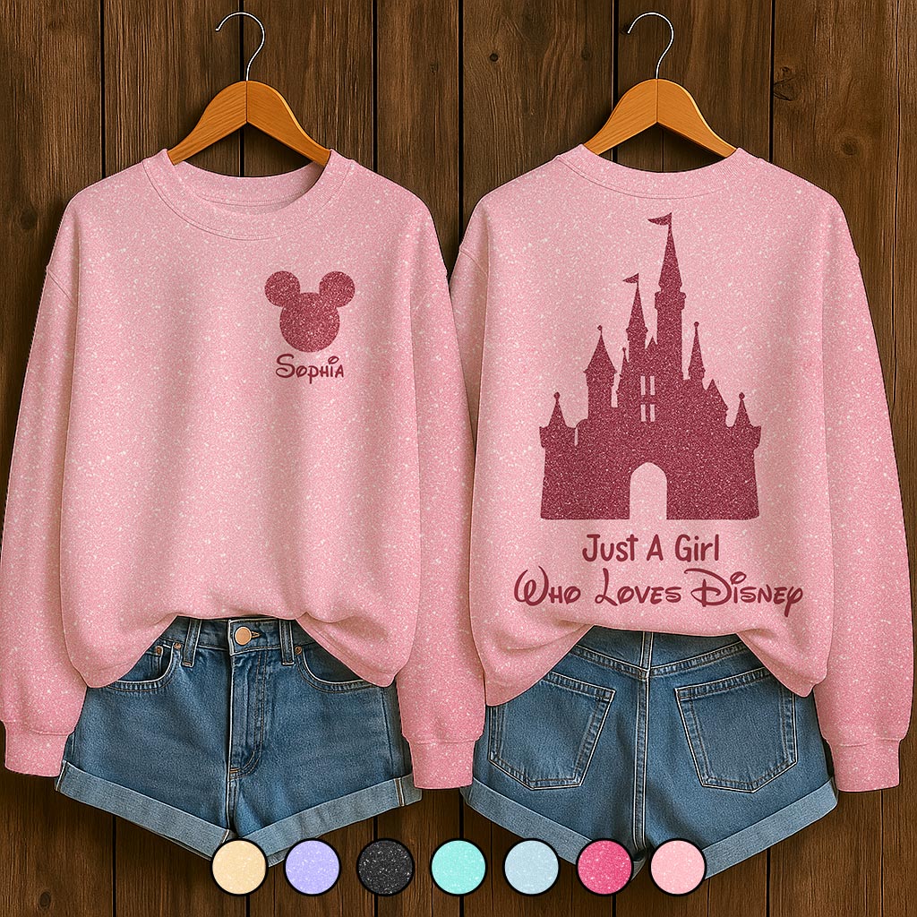 Sparkling Magical Castle - Personalized Mouse All Over Shirt
