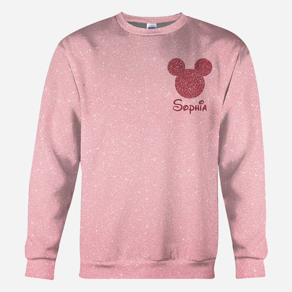 Sparkling Magical Castle - Personalized Mouse All Over Shirt