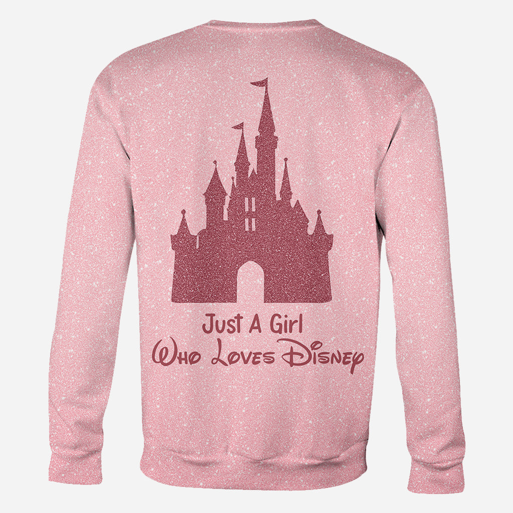 Sparkling Magical Castle - Personalized Mouse All Over Shirt