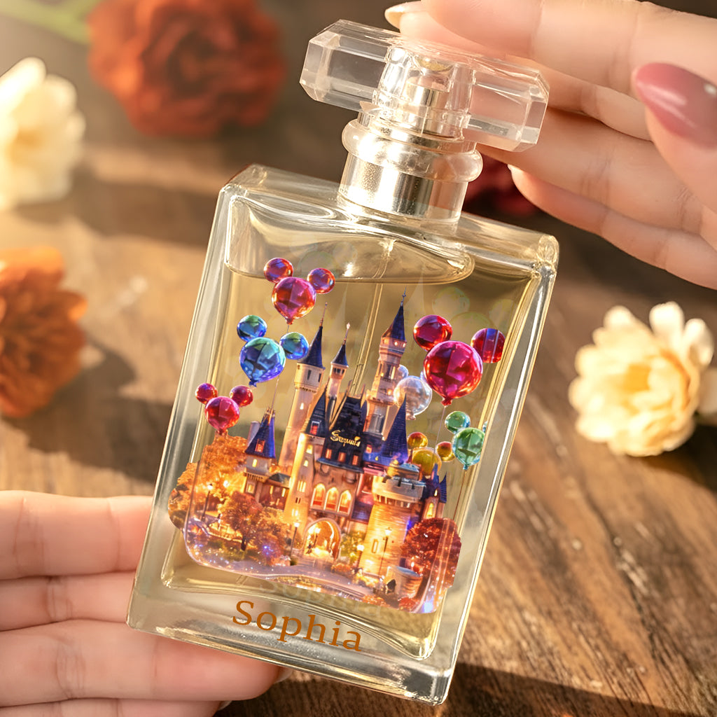 Magical Castle - Personalized Dream Trip Refillable Perfume Bottle