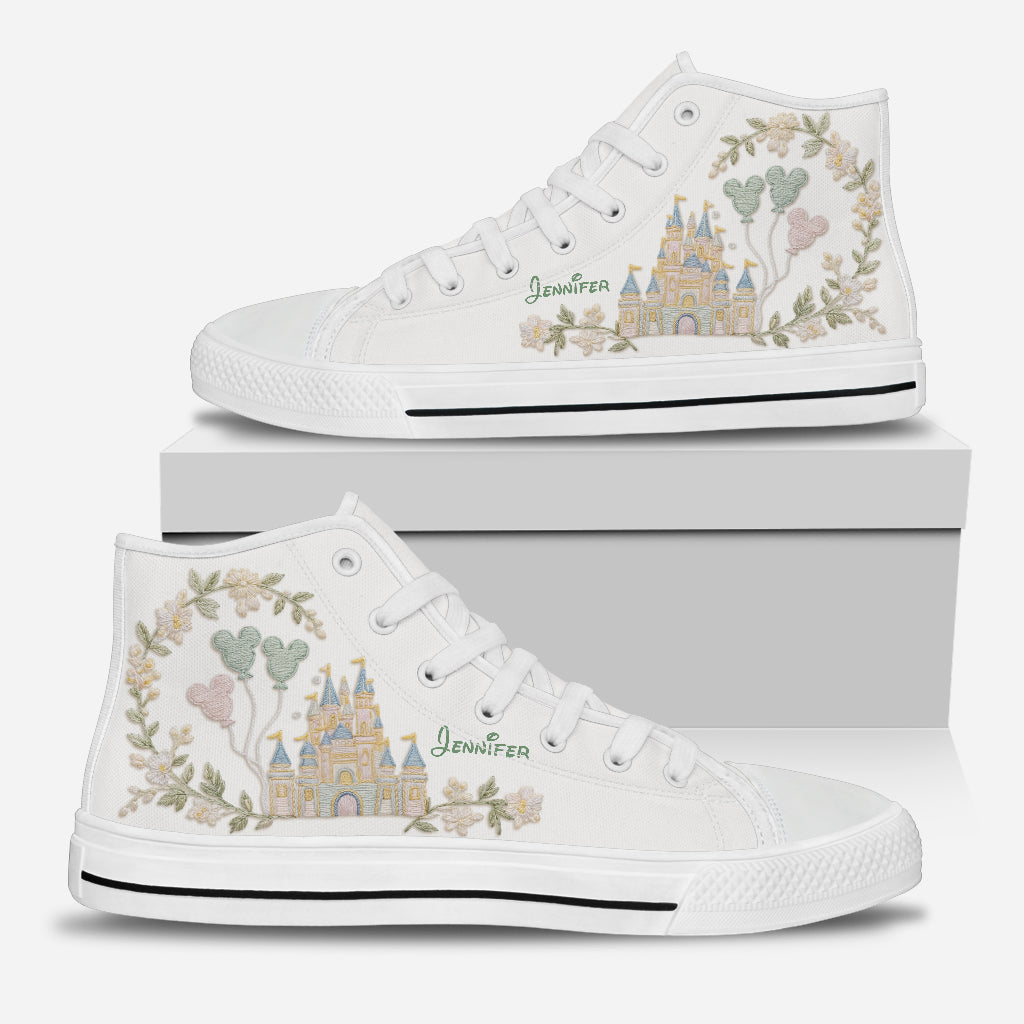 The Magical Castle - Personalized Mouse High Top Shoes