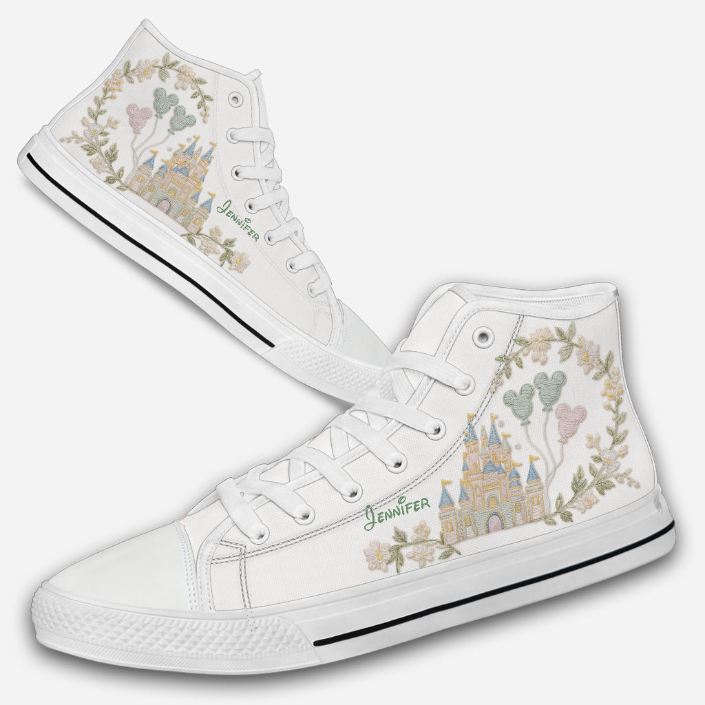 The Magical Castle - Personalized Mouse High Top Shoes