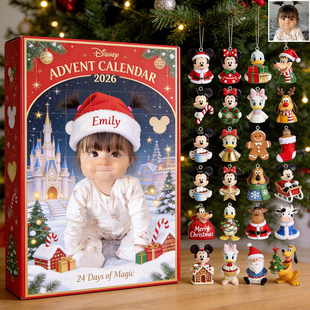 24 Days of Magic - Personalized Mouse Advent Calendar With 3D Collectibles