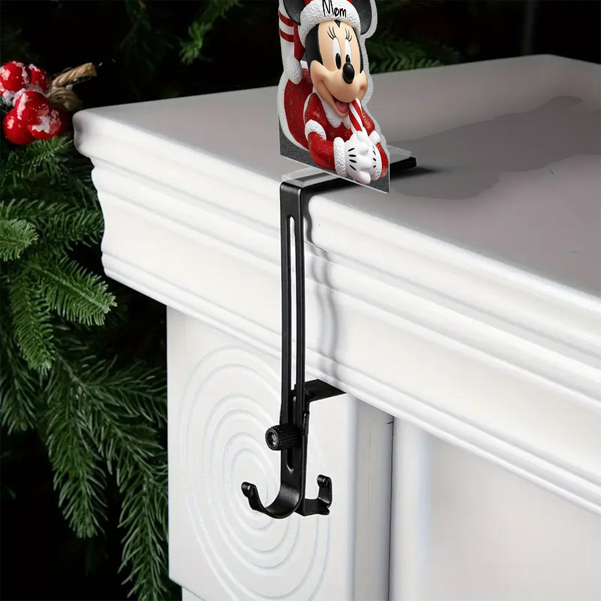 Magical Christmas - Personalized Mouse Shaped Stocking Hanger