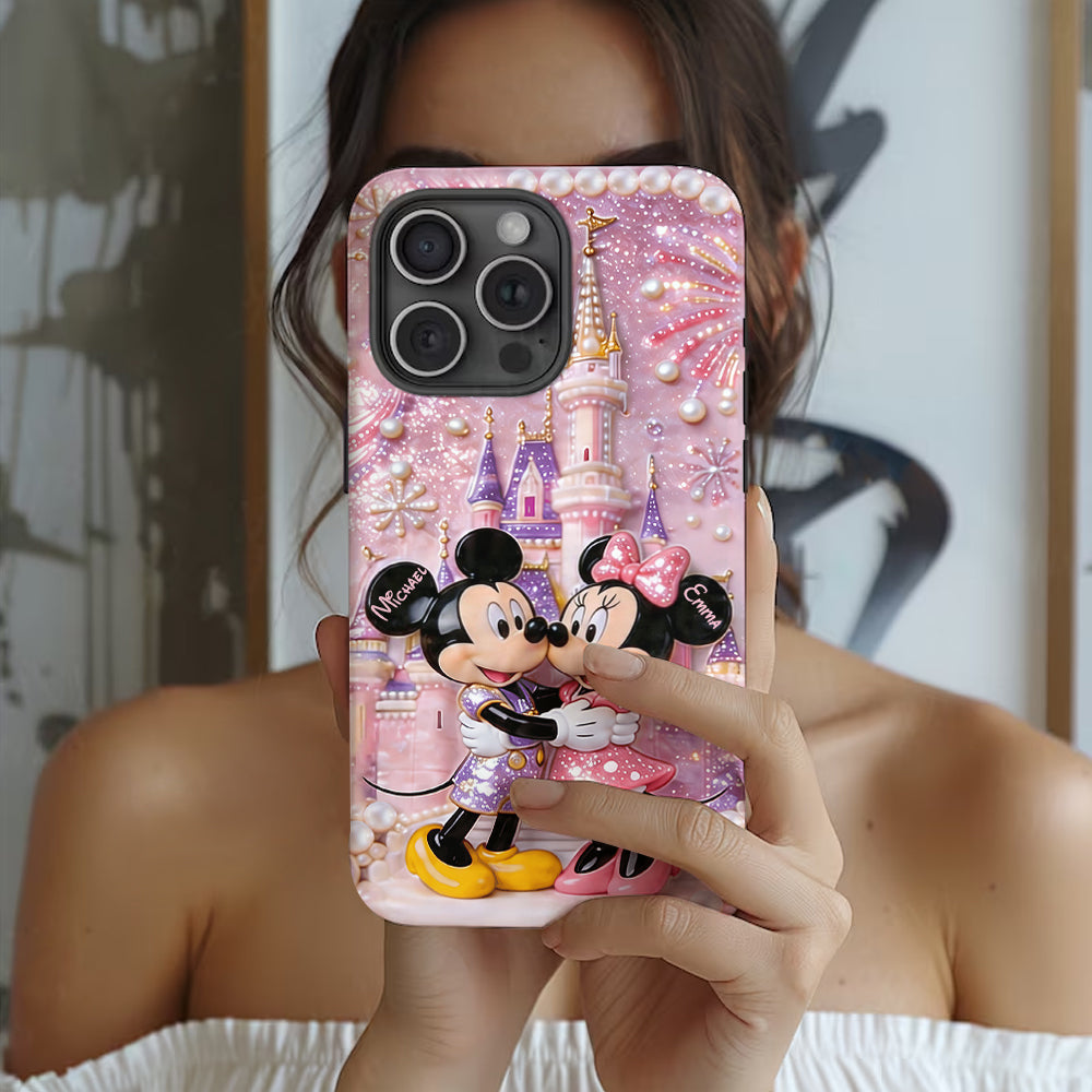 Cartoon Mouse Lovers Gift - Personalized Dream Trip Full Print Phone Case