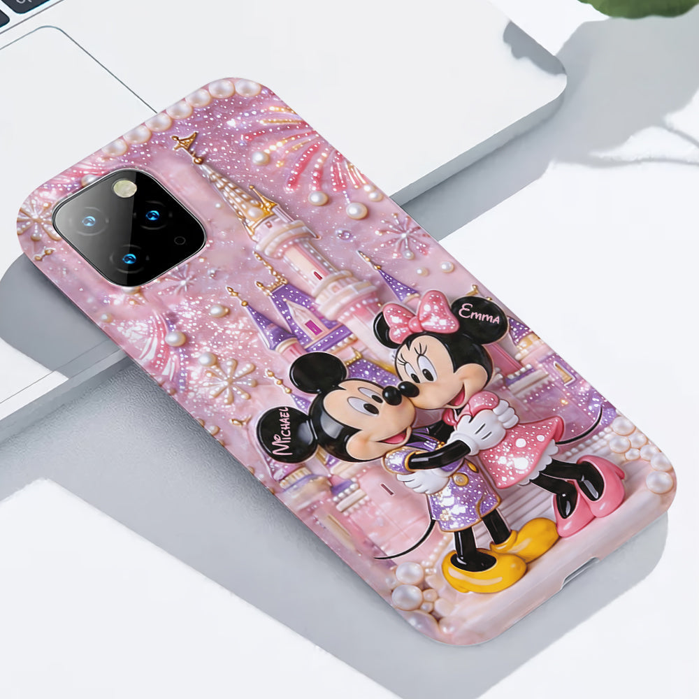 Cartoon Mouse Lovers Gift - Personalized Dream Trip Full Print Phone Case