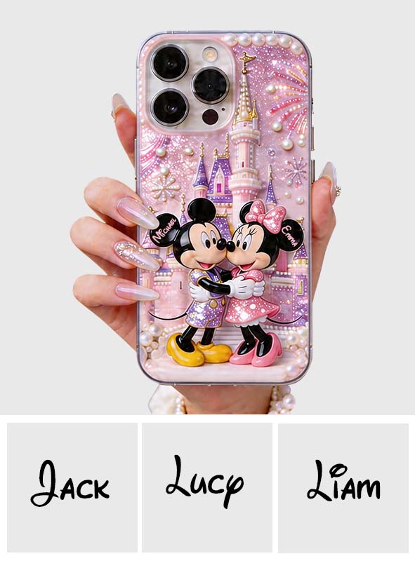 Cartoon Mouse Lovers Gift - Personalized Dream Trip Full Print Phone Case