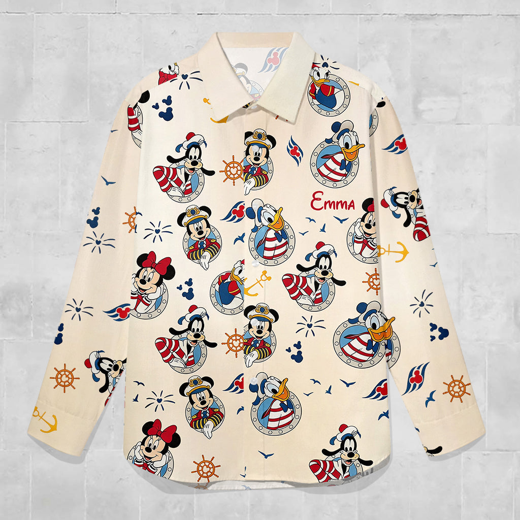 Cruise Time - Personalized Dream Cruise Button-Up Shirt