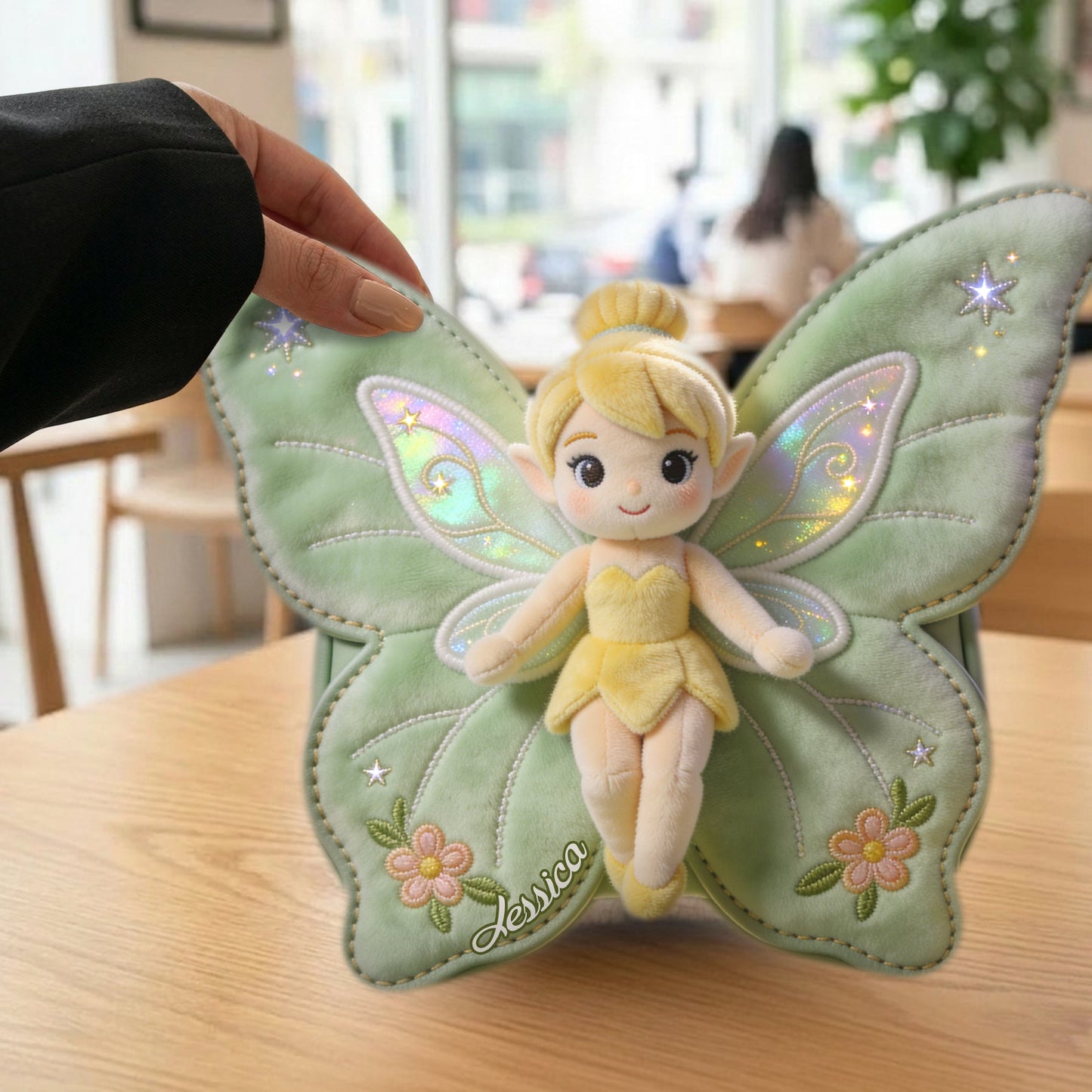 Magical Time - Personalized Flying Fairy Plush Crossbag