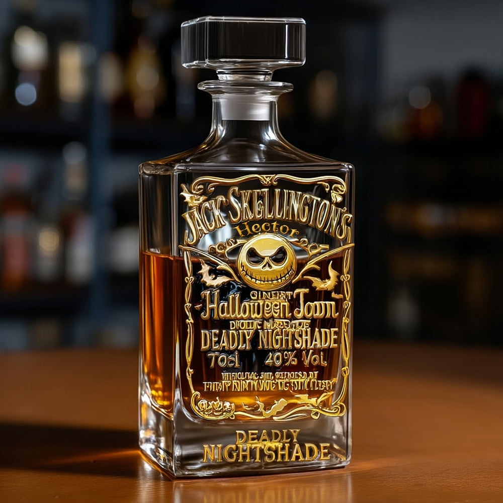 Deadly Nightshade - Personalized Nightmare Whiskey Decanter Set