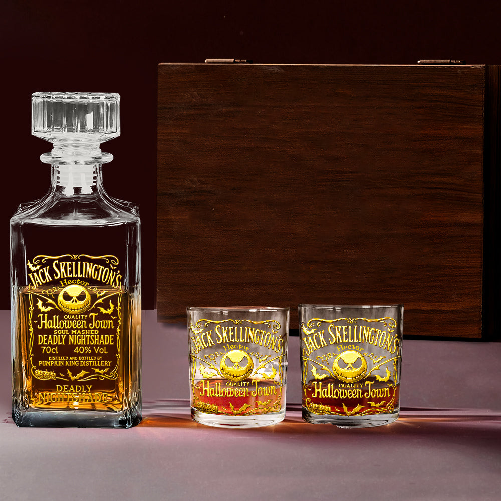 Deadly Nightshade - Personalized Nightmare Whiskey Decanter Set