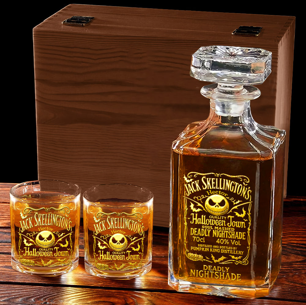 Deadly Nightshade - Personalized Nightmare Whiskey Decanter Set