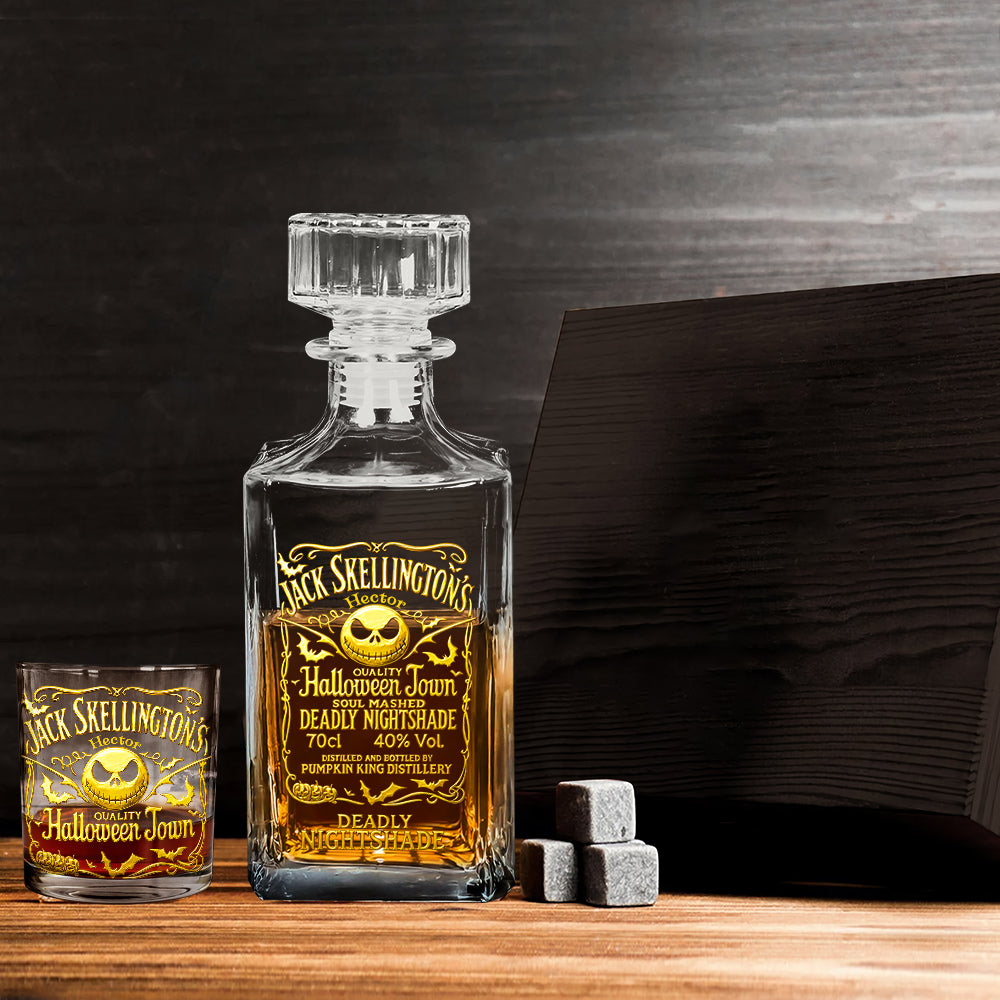 Deadly Nightshade - Personalized Nightmare Whiskey Decanter Set