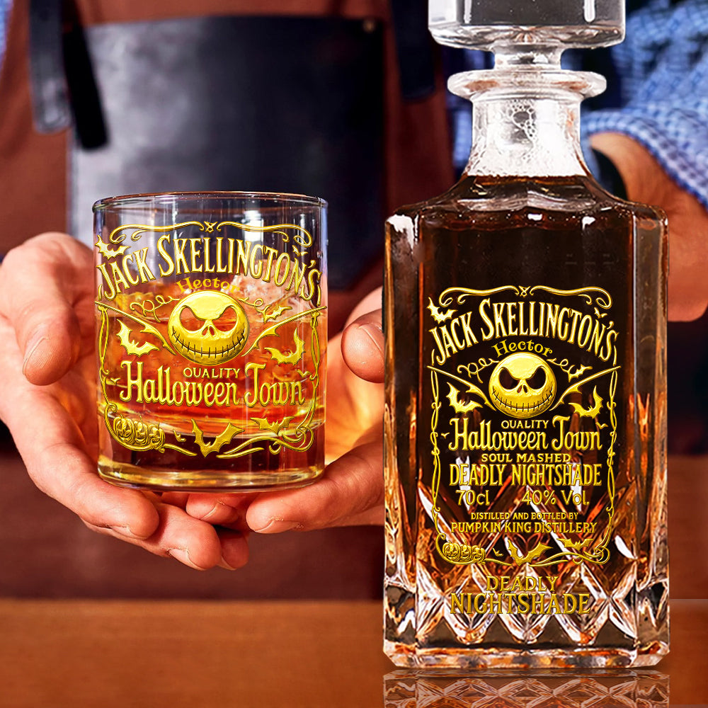 Deadly Nightshade - Personalized Nightmare Whiskey Decanter Set