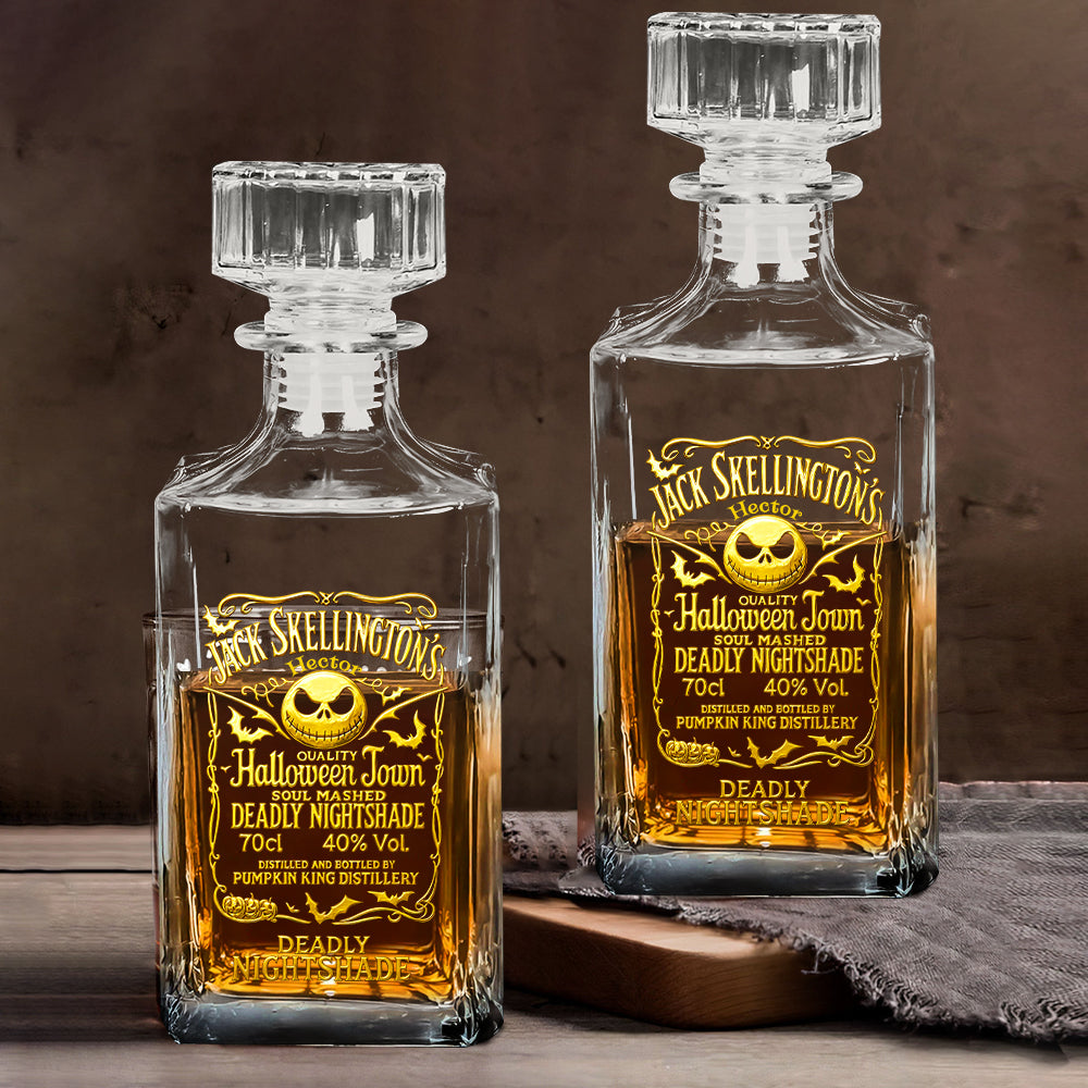 Deadly Nightshade - Personalized Nightmare Whiskey Decanter Set