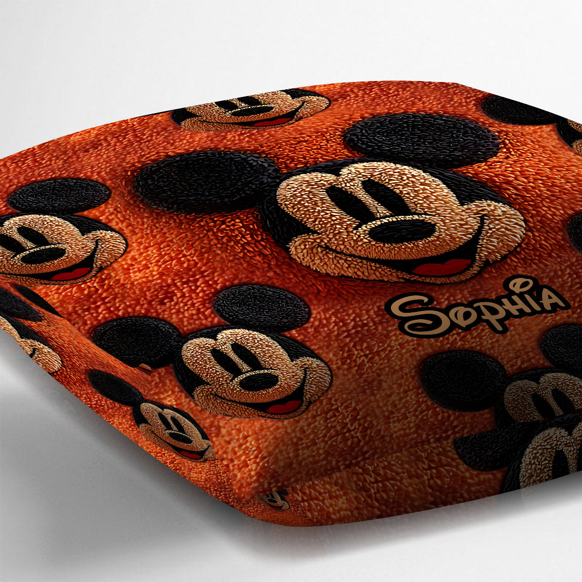 Big Ears Mouse Friend - Personalized Mouse Throw Pillow