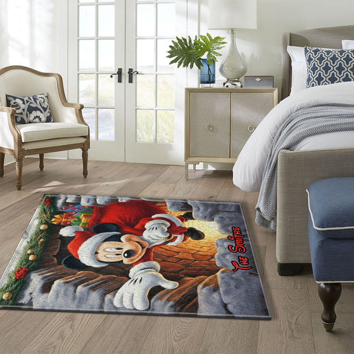 Magical Christmas - Personalized Mouse Non-Slip Tufted Rug