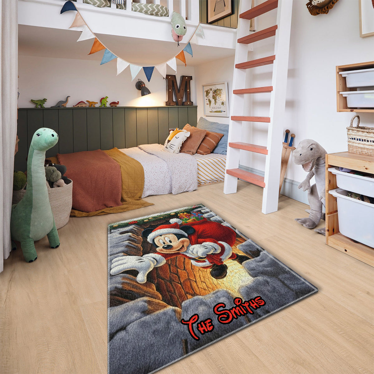 Magical Christmas - Personalized Mouse Non-Slip Tufted Rug