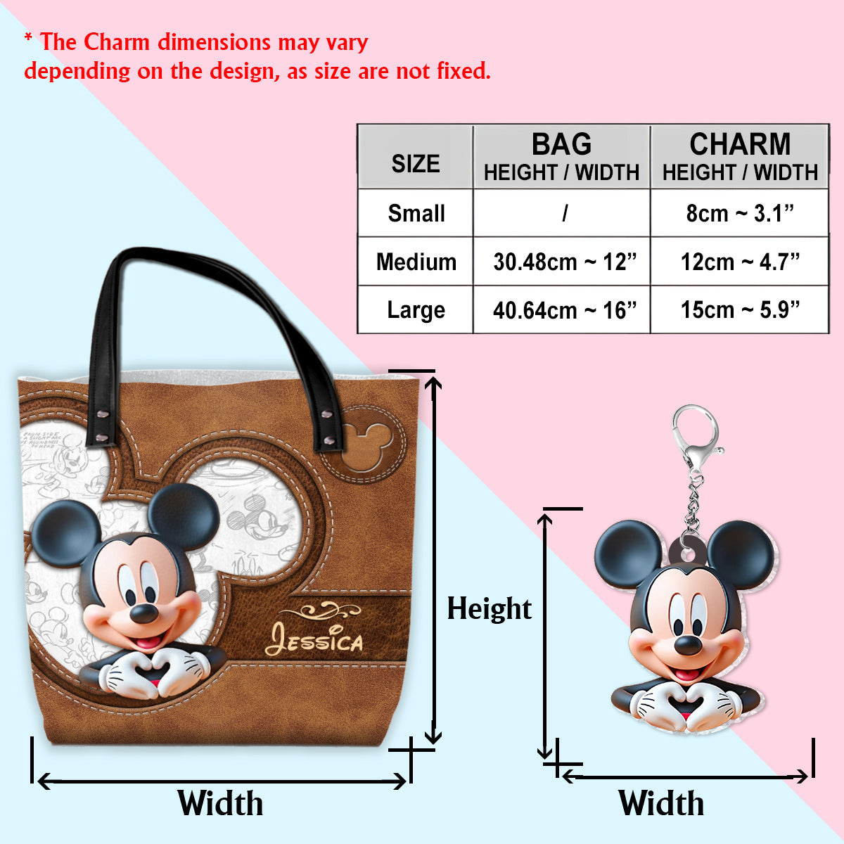 Magical Moments - Personalized Mouse Tote Bag