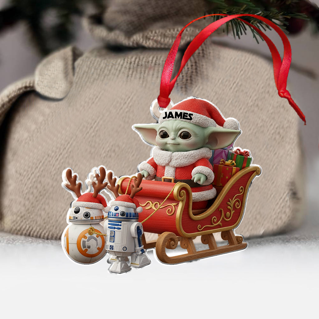 Merry Christmas - Personalized The Force Ornament