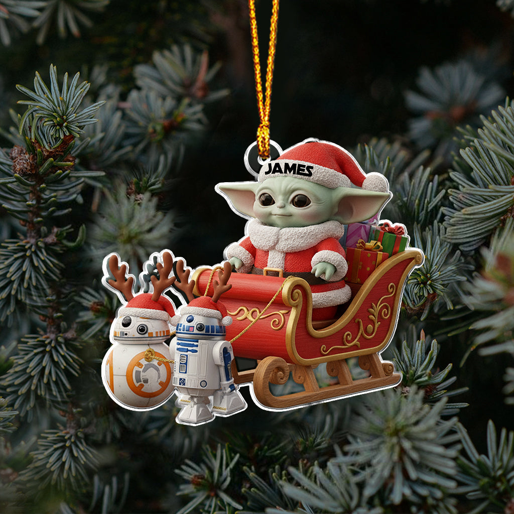 Merry Christmas - Personalized The Force Ornament