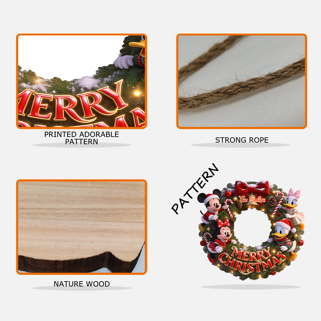 Magical Time Of The Year - Personalized Mouse Custom Shaped Wood Sign