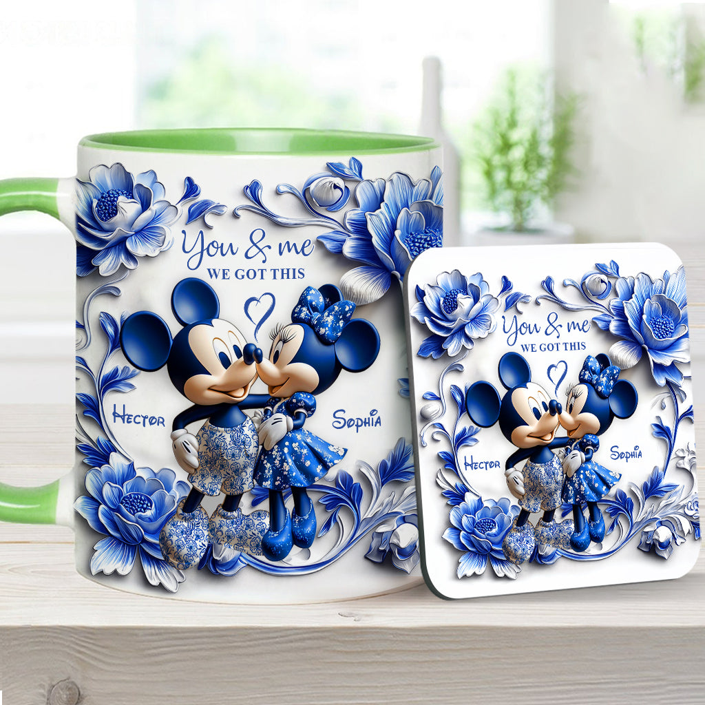 You & Me We Got This - Personalized Mouse Accent Mug