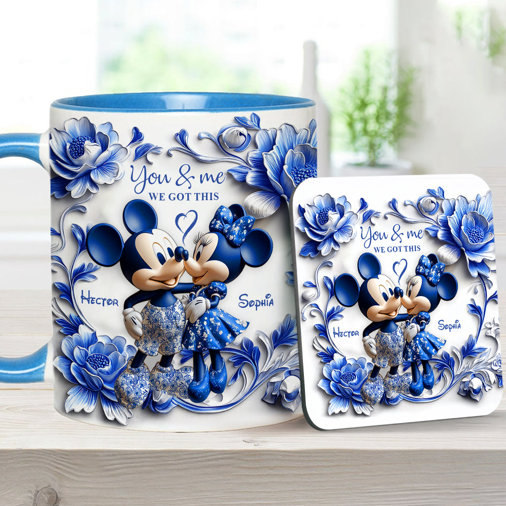 You & Me We Got This - Personalized Mouse Accent Mug