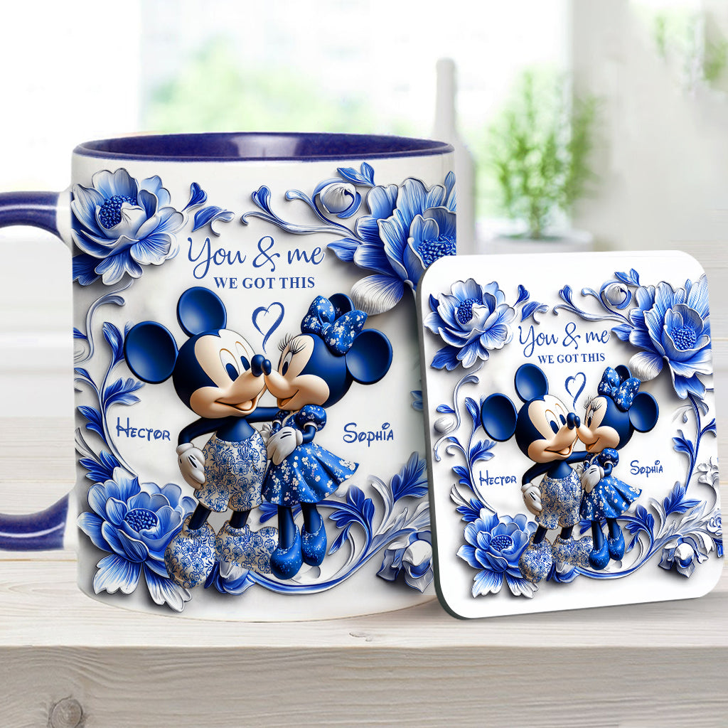 You & Me We Got This - Personalized Mouse Accent Mug