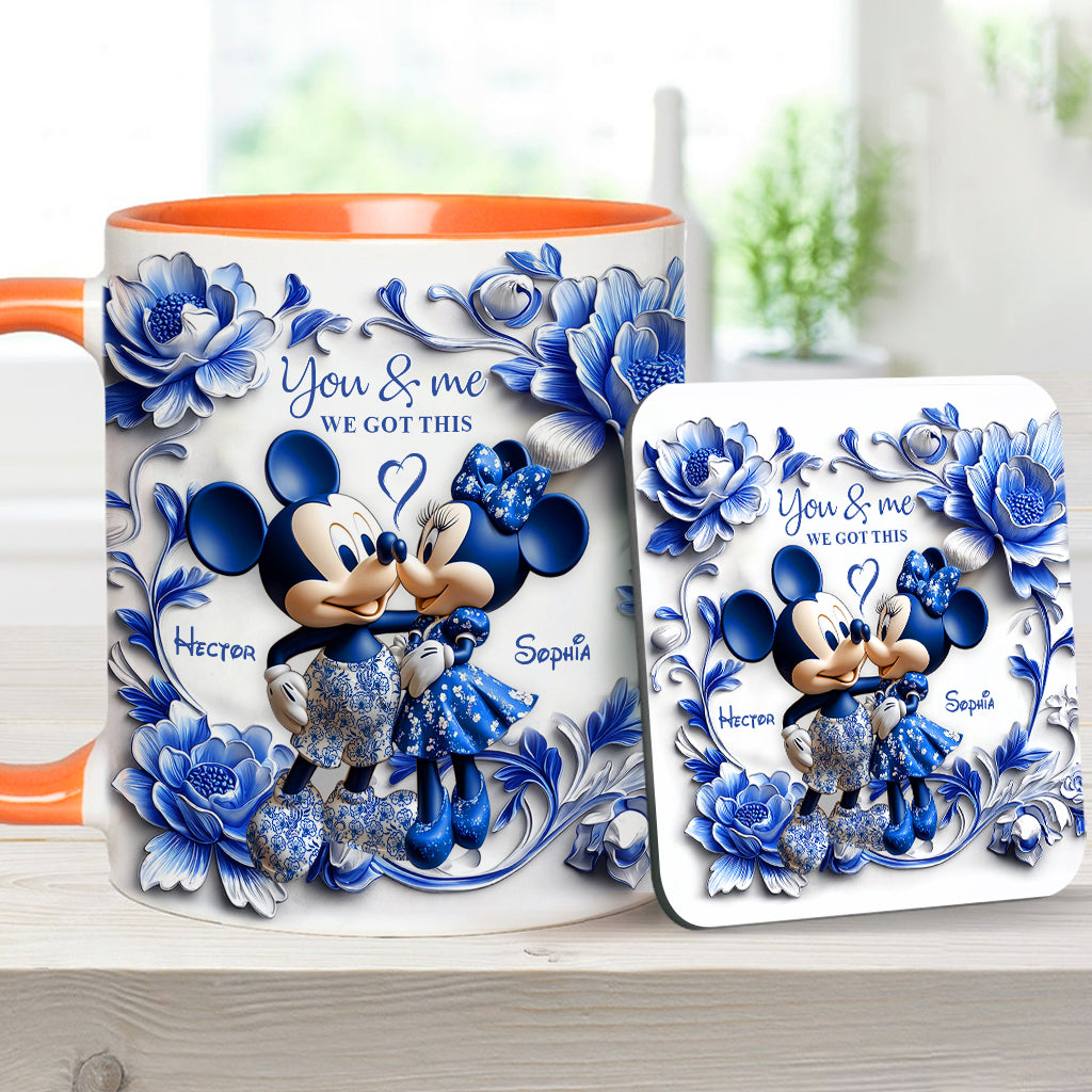 You & Me We Got This - Personalized Mouse Accent Mug