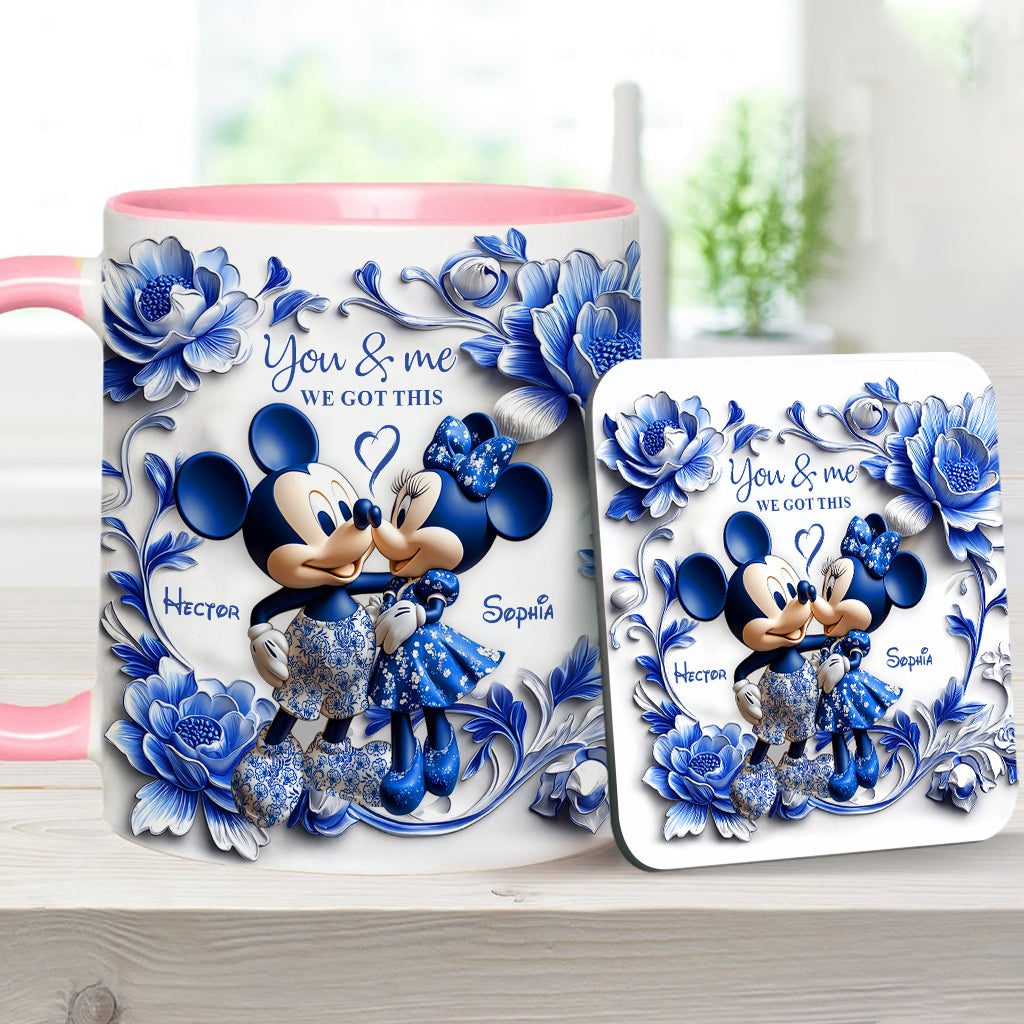 You & Me We Got This - Personalized Mouse Accent Mug