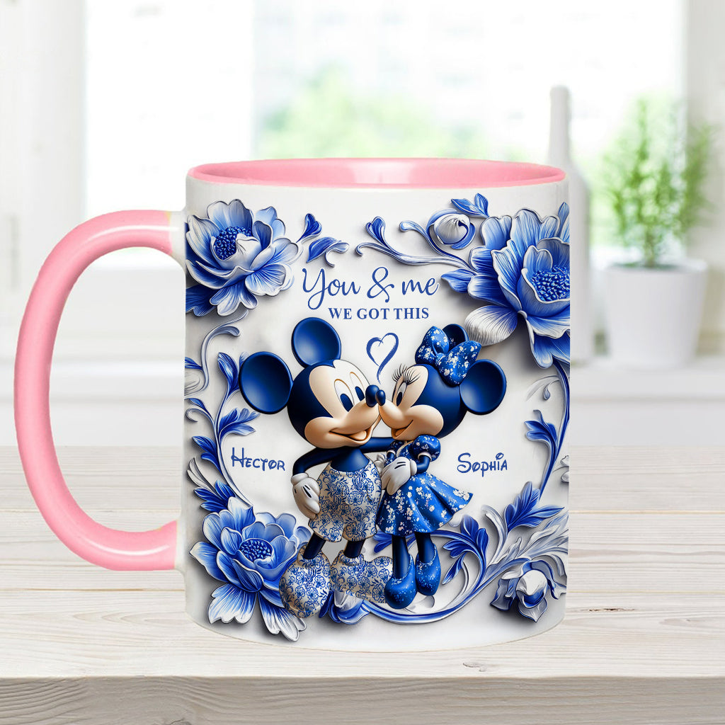 You & Me We Got This - Personalized Mouse Accent Mug