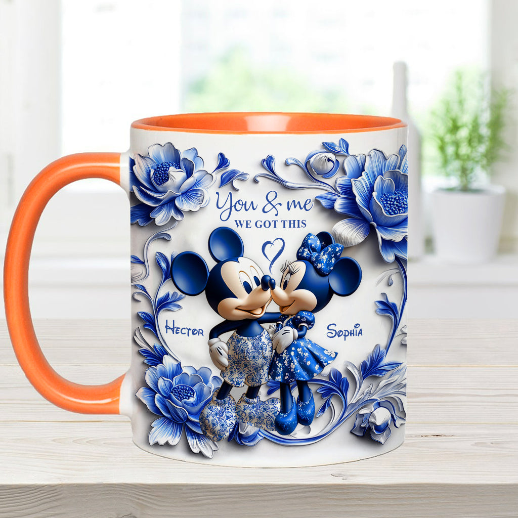 You & Me We Got This - Personalized Mouse Accent Mug