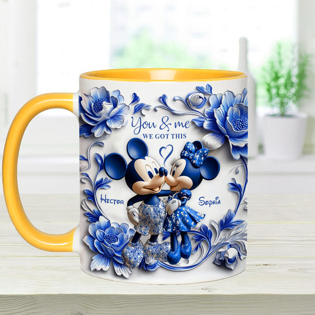 You & Me We Got This - Personalized Mouse Accent Mug