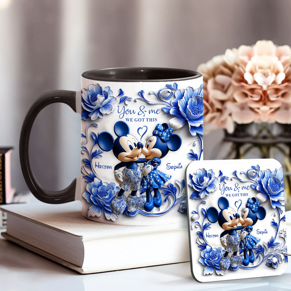 You & Me We Got This - Personalized Mouse Accent Mug