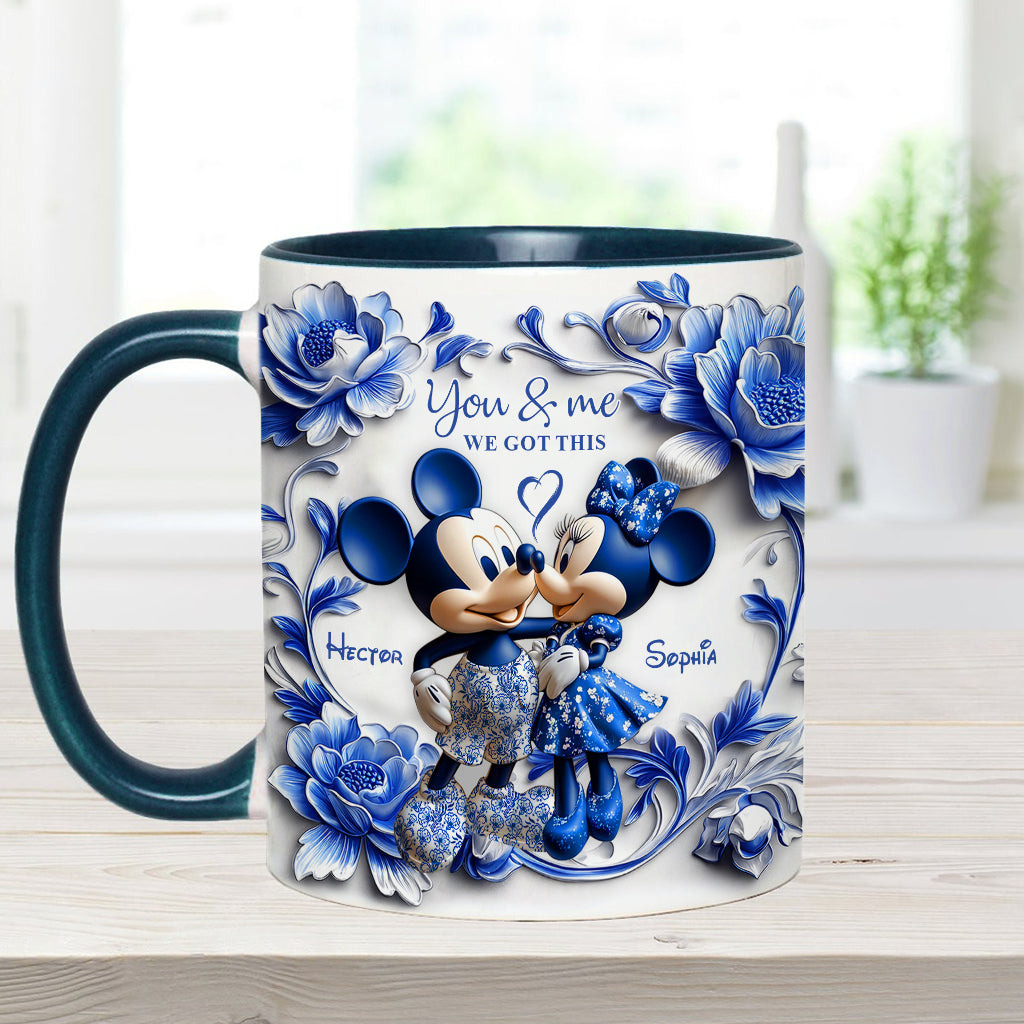 You & Me We Got This - Personalized Mouse Accent Mug