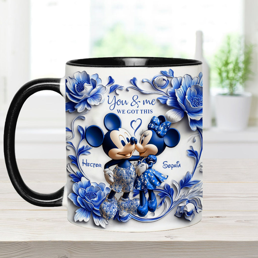 You & Me We Got This - Personalized Mouse Accent Mug